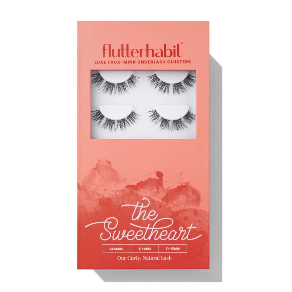 FlutterHabit The Sweetheart prepTECH Underlash Extensions - 6 Pairs 11-13mm